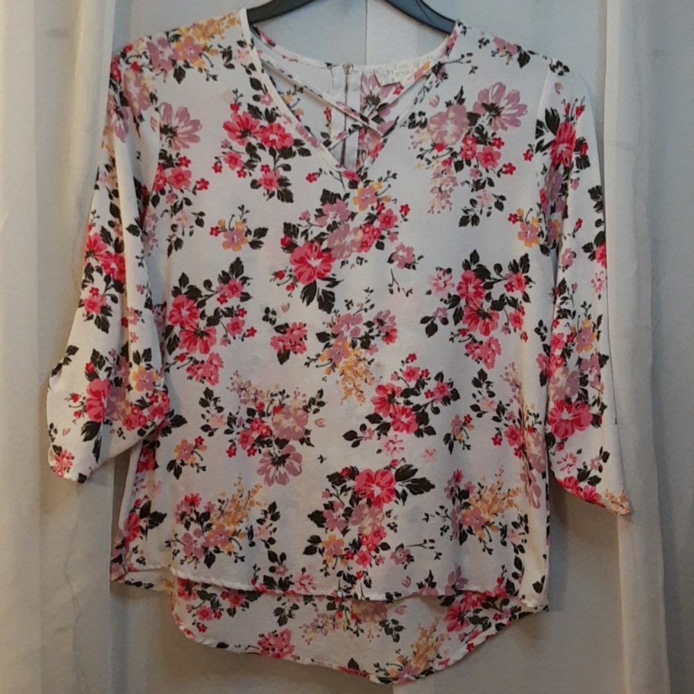 Pink Republic floral blouse